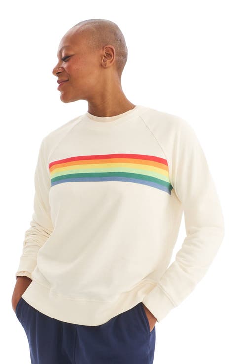 Adult 24/7 Banner Stripe Sweatshirt (Women's Fit)