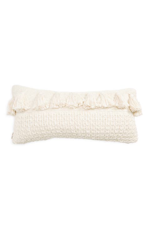 Castilla Tassel Knit Decorative Pillow