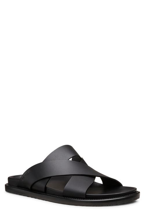 Stuart Weitzman Berkley Slide Sandal In Black