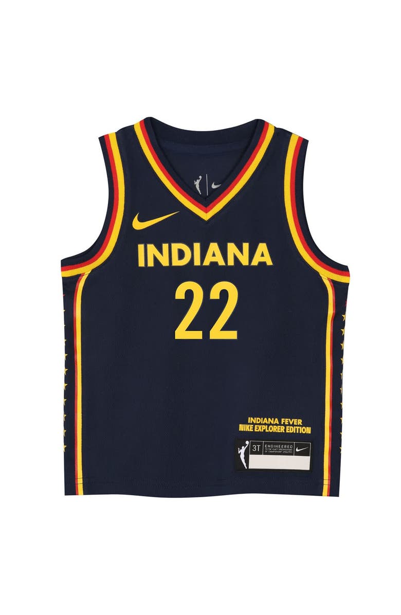 Nike Preschool  Nike Caitlin Clark Navy Indiana Fever Explorer Edition Victory Jersey, Alternate, color, 