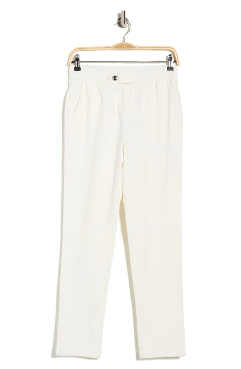 Side Button Capri Pants