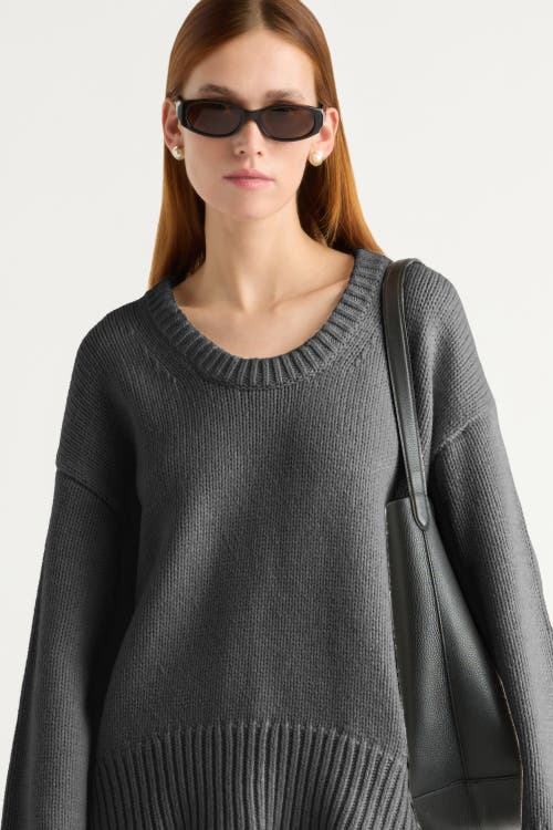 Modern Citizen Archie Deep U-neck Sweater In Gray