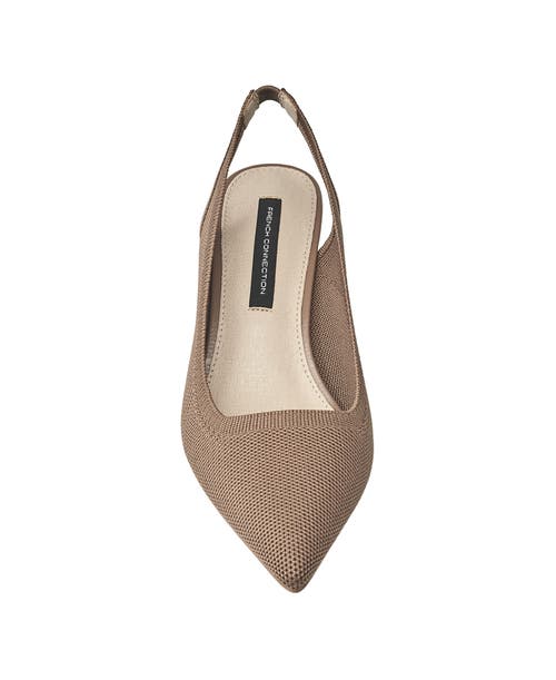 French Connection Women's Viva Slingback Heels In Choco