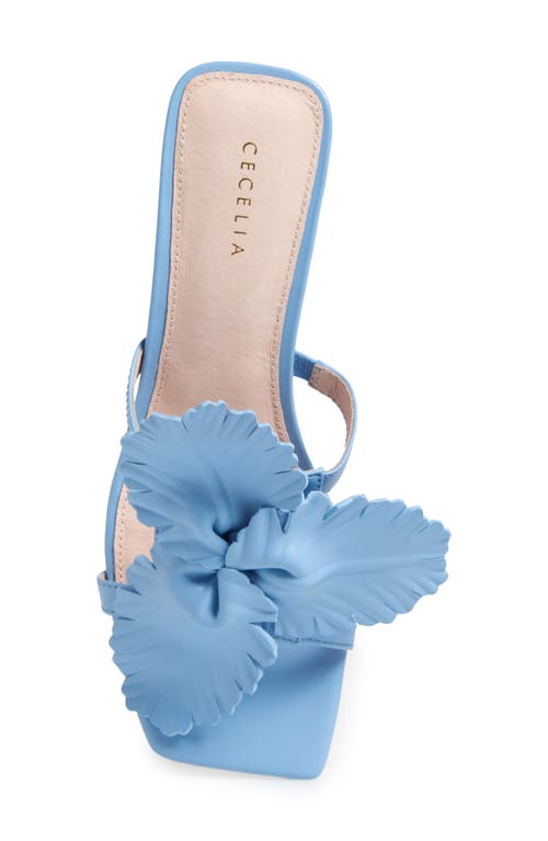 Cecelia New York Happy Leather Sandal In Blizzard Blue