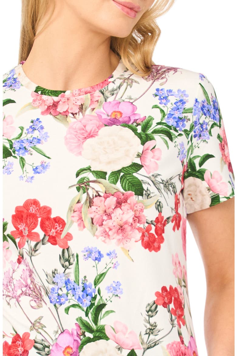 Willow Floral Knit T-Shirt, Alternate, color, ULTRA WHITE