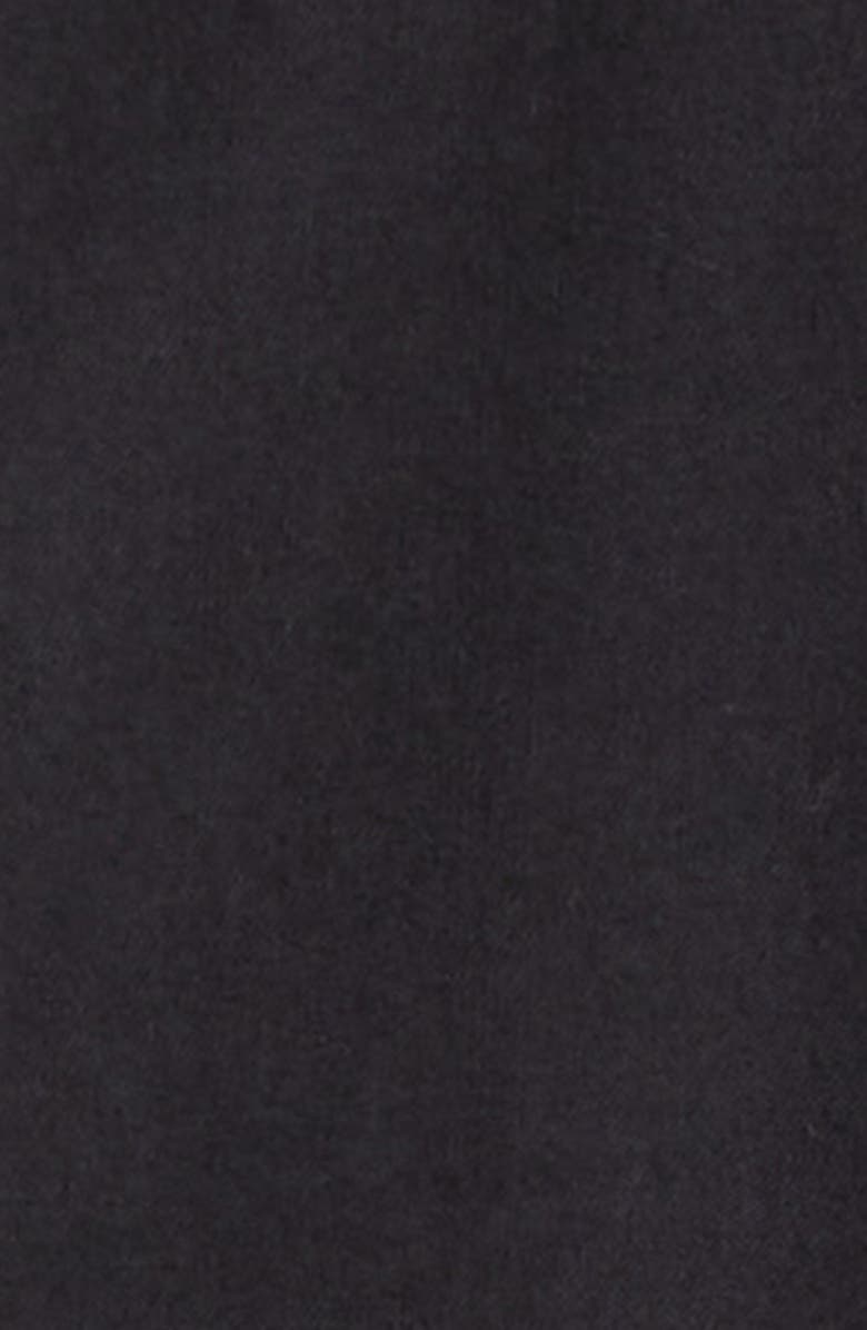 L'AGENCE Seychelle Cutwork Crop Button-Up Shirt, Alternate, color, Black