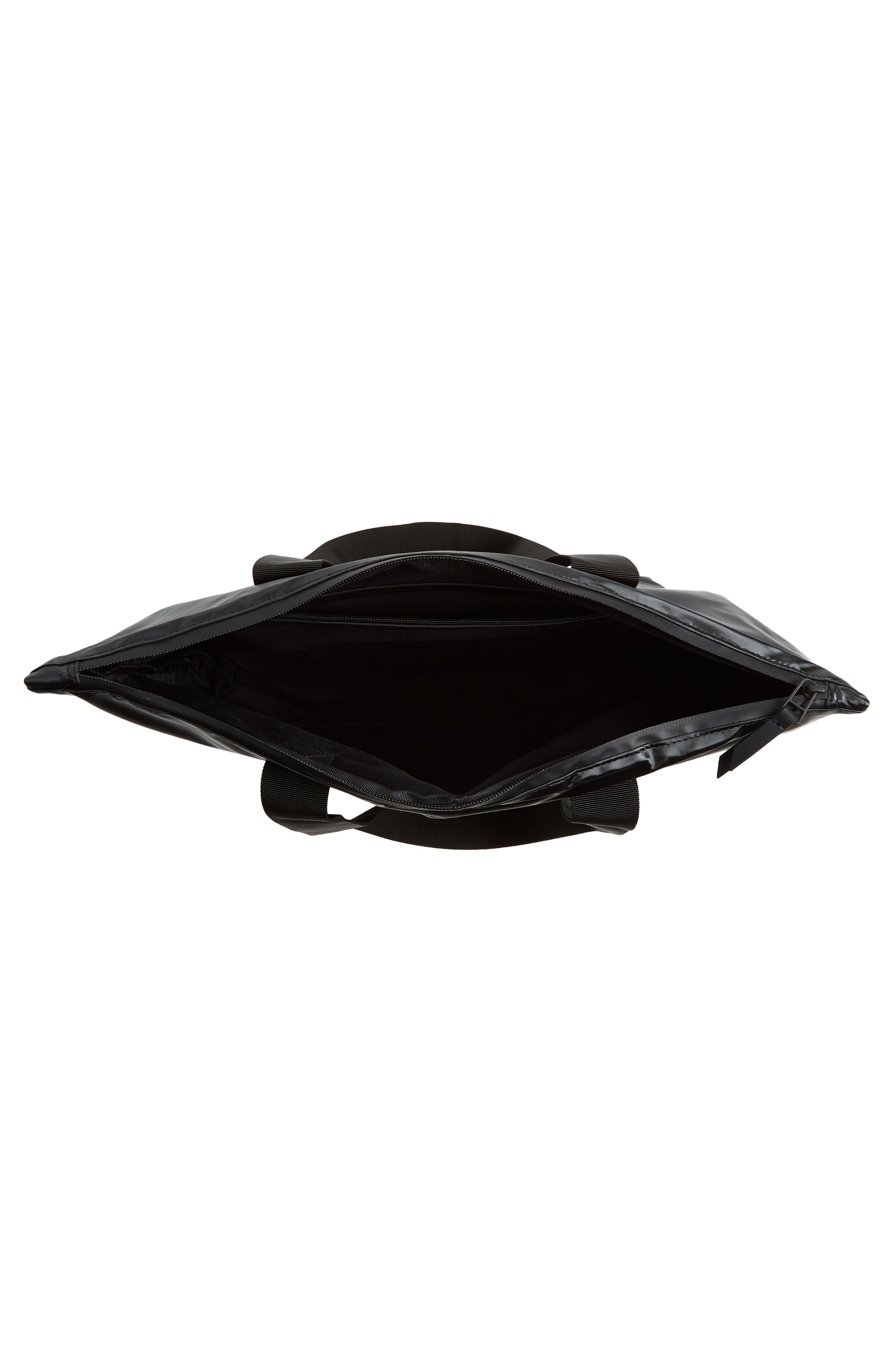 Rush Waterproof Tote, Alternate, color, SHINY BLACK
