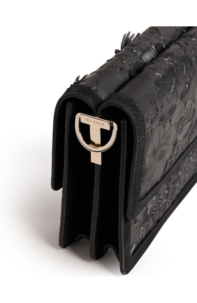 Ted Baker London Floresa Leather Shoulder Bag, Alternate, color,