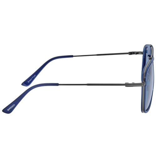 Breed Flyer Polarized Sunglasses In Navy/blue