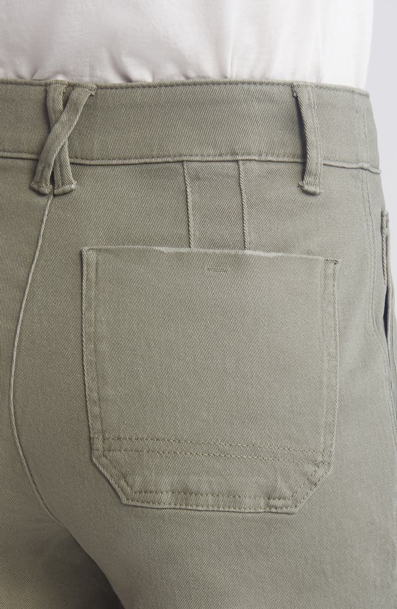 Wit
Wisdom
Ab
Solution Frayed Patch Pocket High Waist Twill Shorts, Alternate, color, Lok Laurel