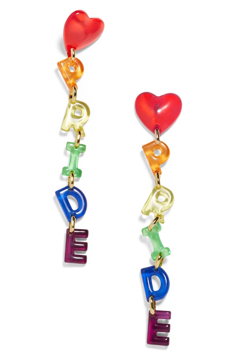 Paris Drop Earrings, Main, color, RAINBOW