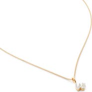 Monica Vinader Diamond Alphabet Pendant Necklace