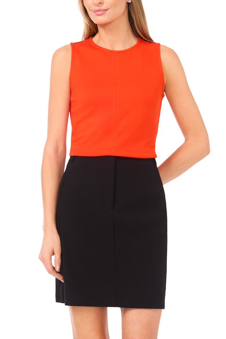 Crewneck Tank, Main, color, POINCIANA