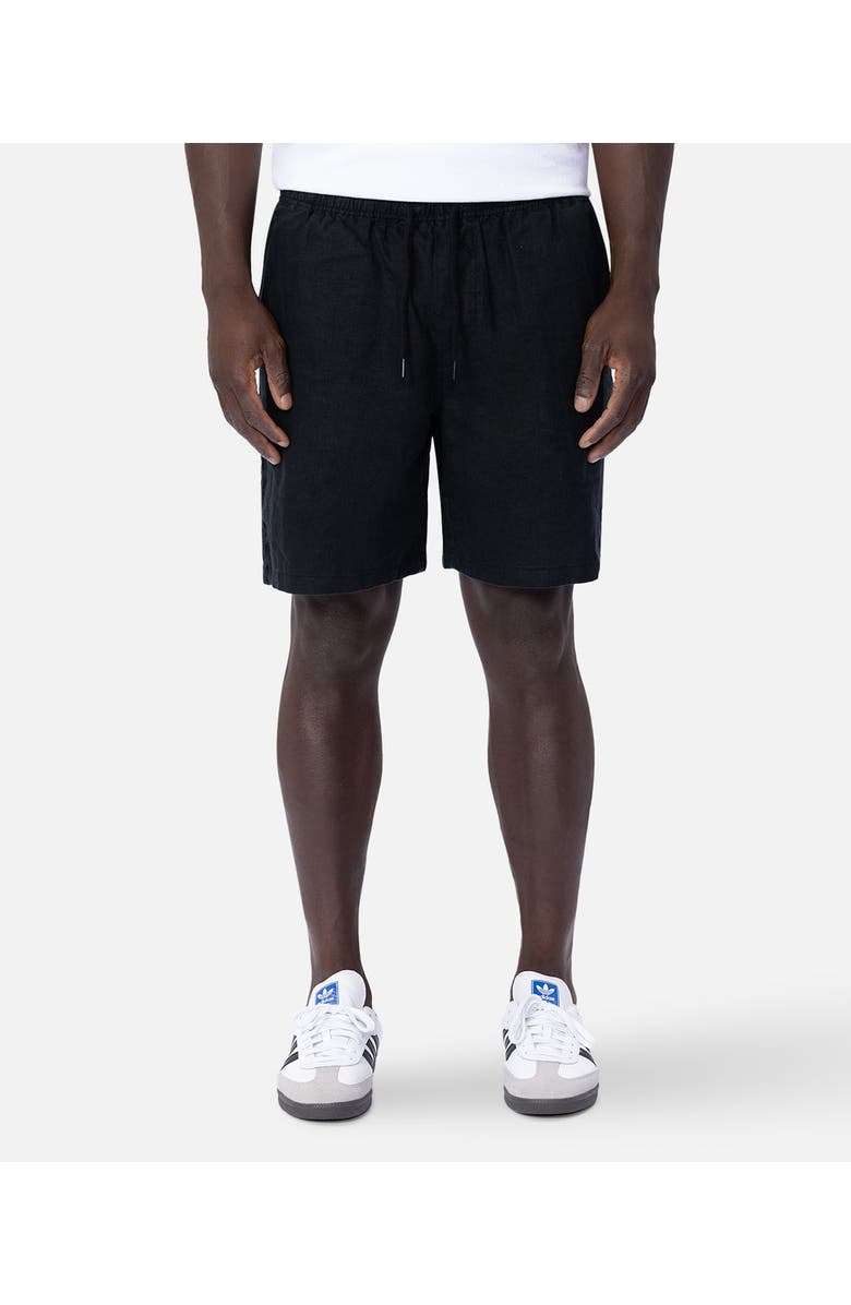 Industrie Australia The Marina Linen Short, Main, color, Black