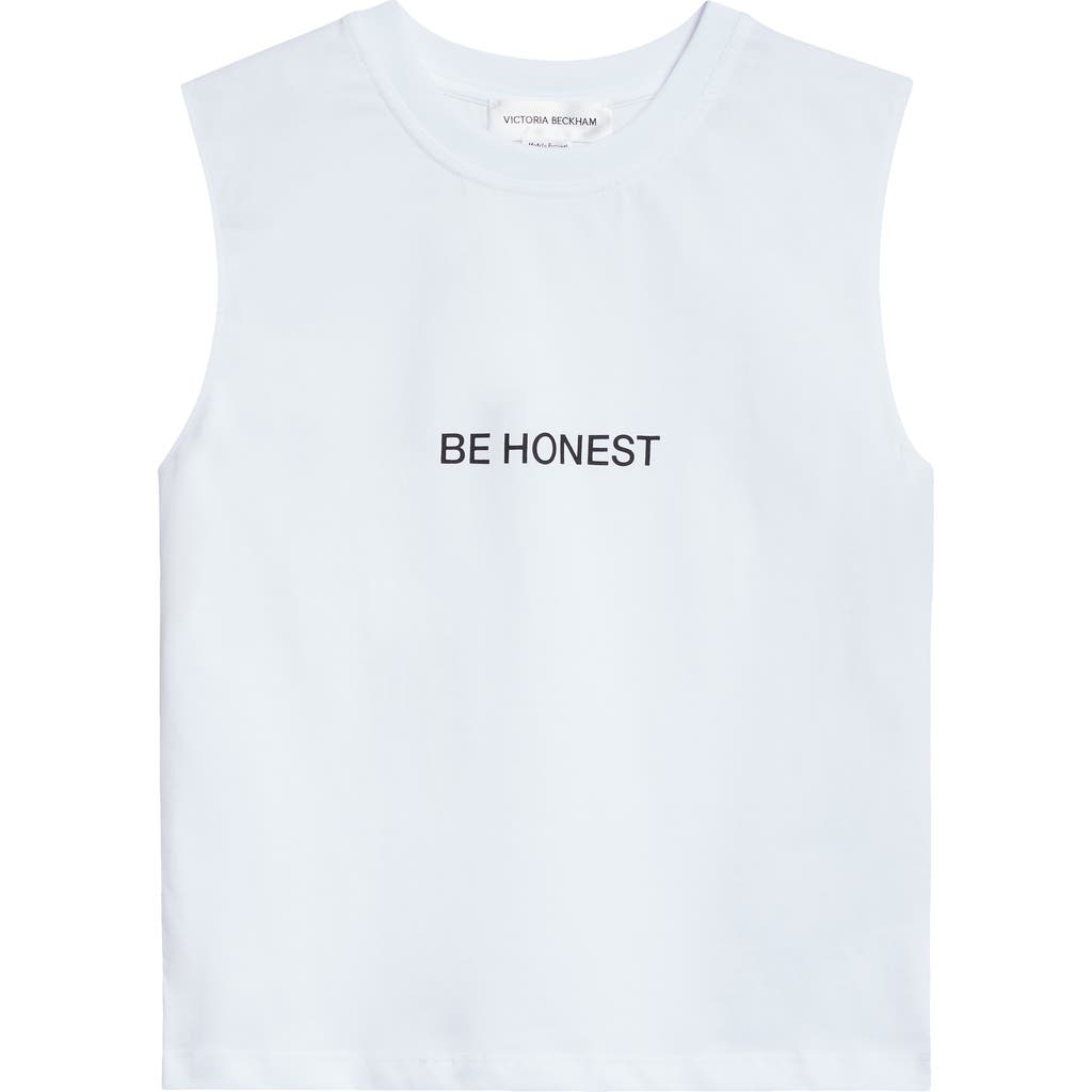 VICTORIA BECKHAM VICTORIA BECKHAM BE HONEST ORGANIC COTTON GRAPHIC TANK