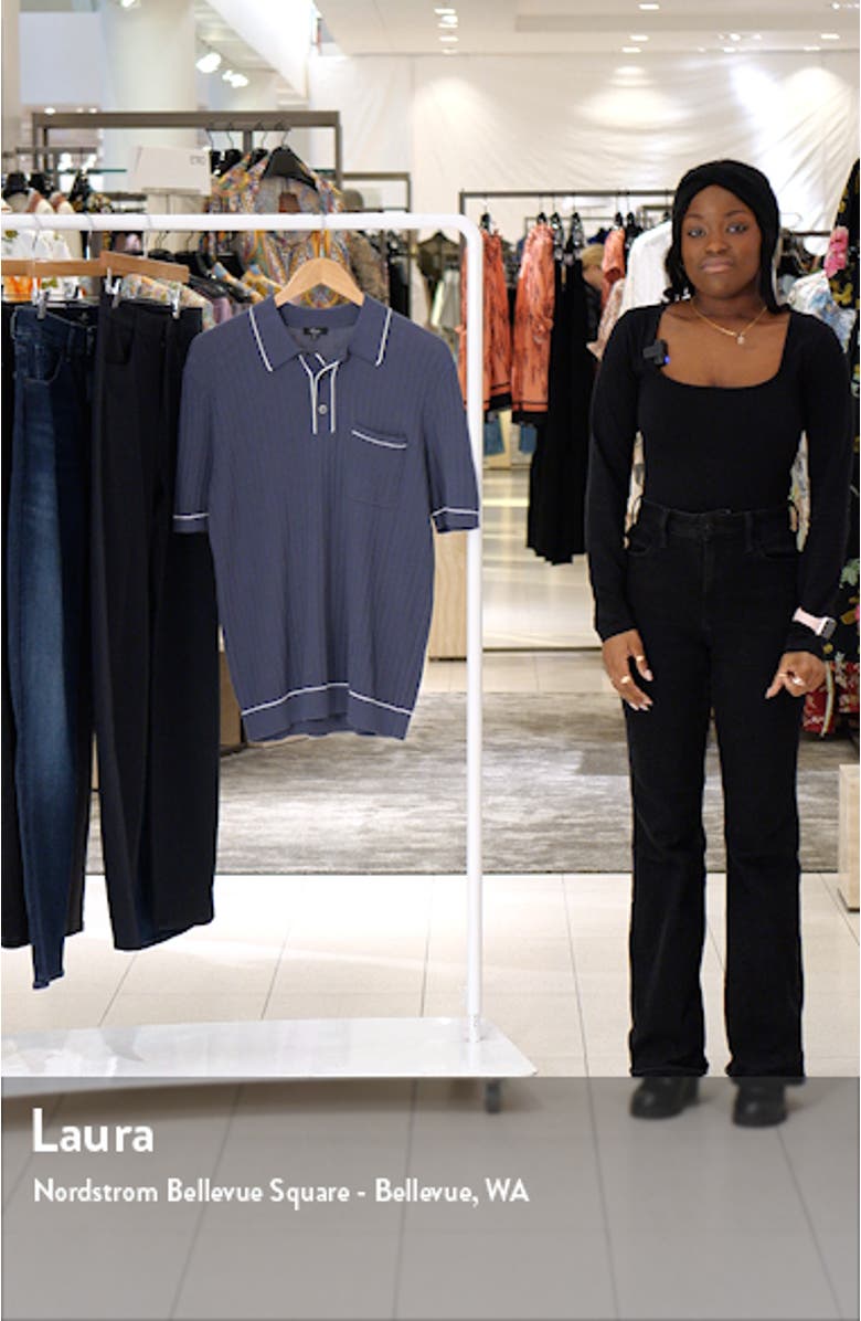 Hardy Tipped Short Sleeve Polo Sweater, sales video thumbnail