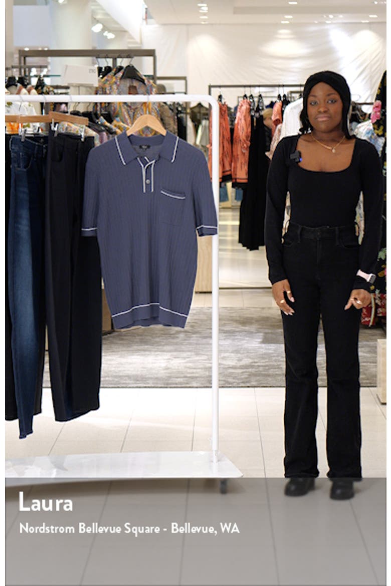Hardy Tipped Short Sleeve Polo Sweater video