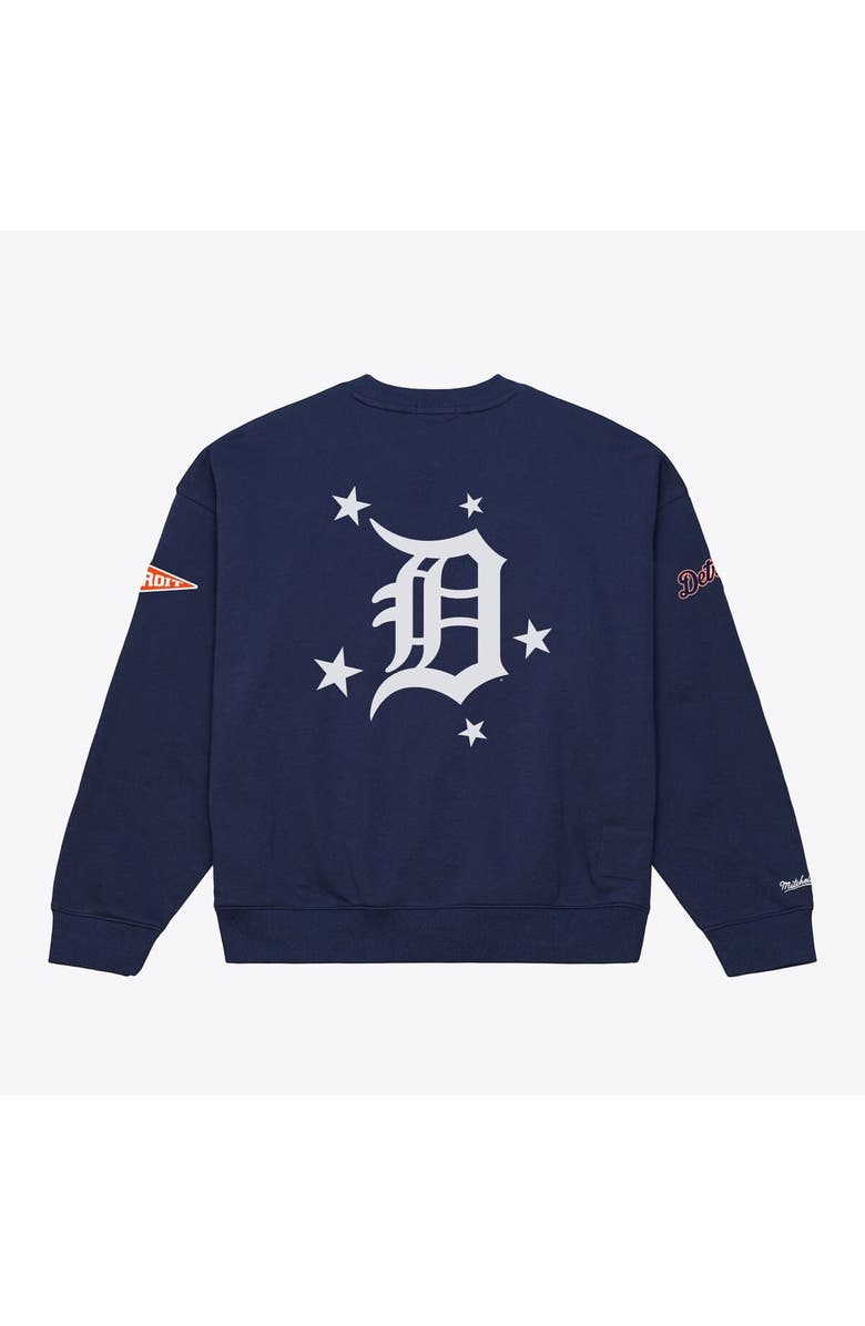 Mitchell & Ness Women's Mitchell & Ness  Navy Detroit Tigers Pep Rally Sweatshirt, Alternate, color, Navy