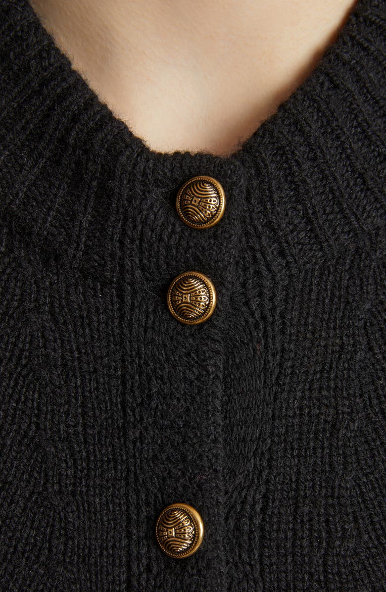 Khaite Ambre Cashmere Blend Cardigan, Alternate, color, 