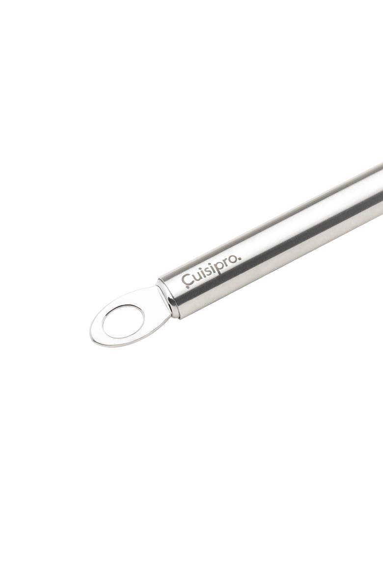 10 Inch Silicone Flat Whisk, Alternate, color, White