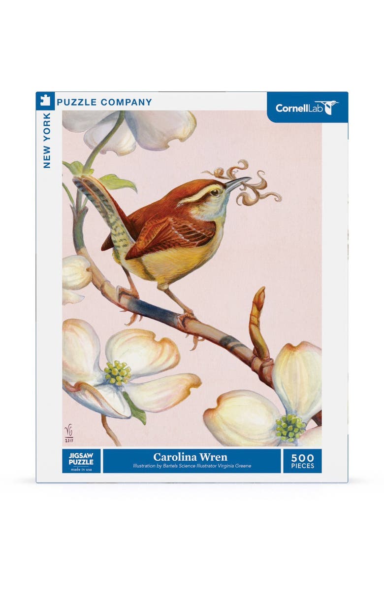 NEW YORK PUZZLE COMPANY Carolina Wren 500 Piece Puzzle, Main, color, NO COLOR