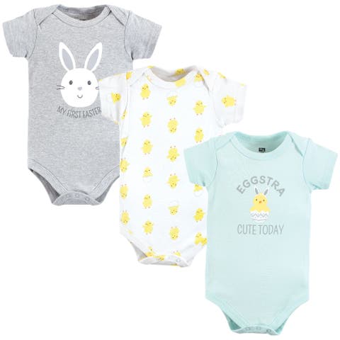 All-Season Cotton One-Piece Garment Set of 3 (Baby)
