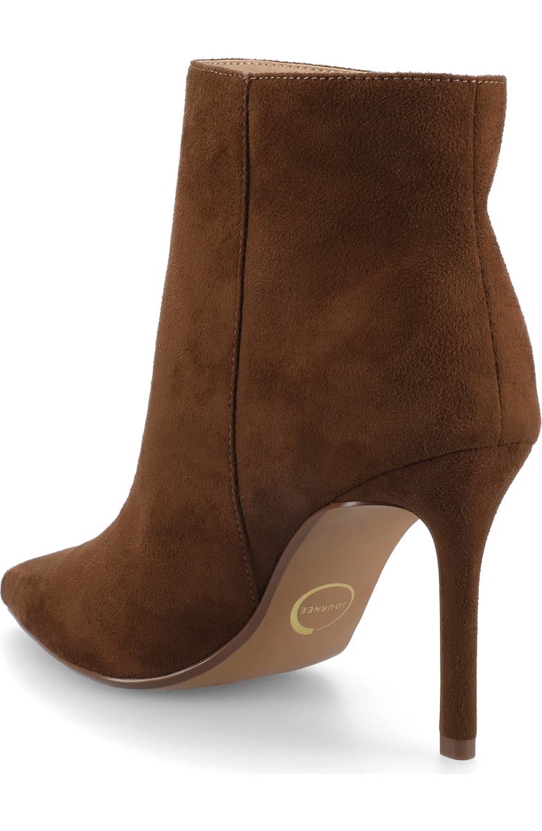 Journee Collection Leyna Zip Boot - Wide Width Available, Alternate, color, Chocolate