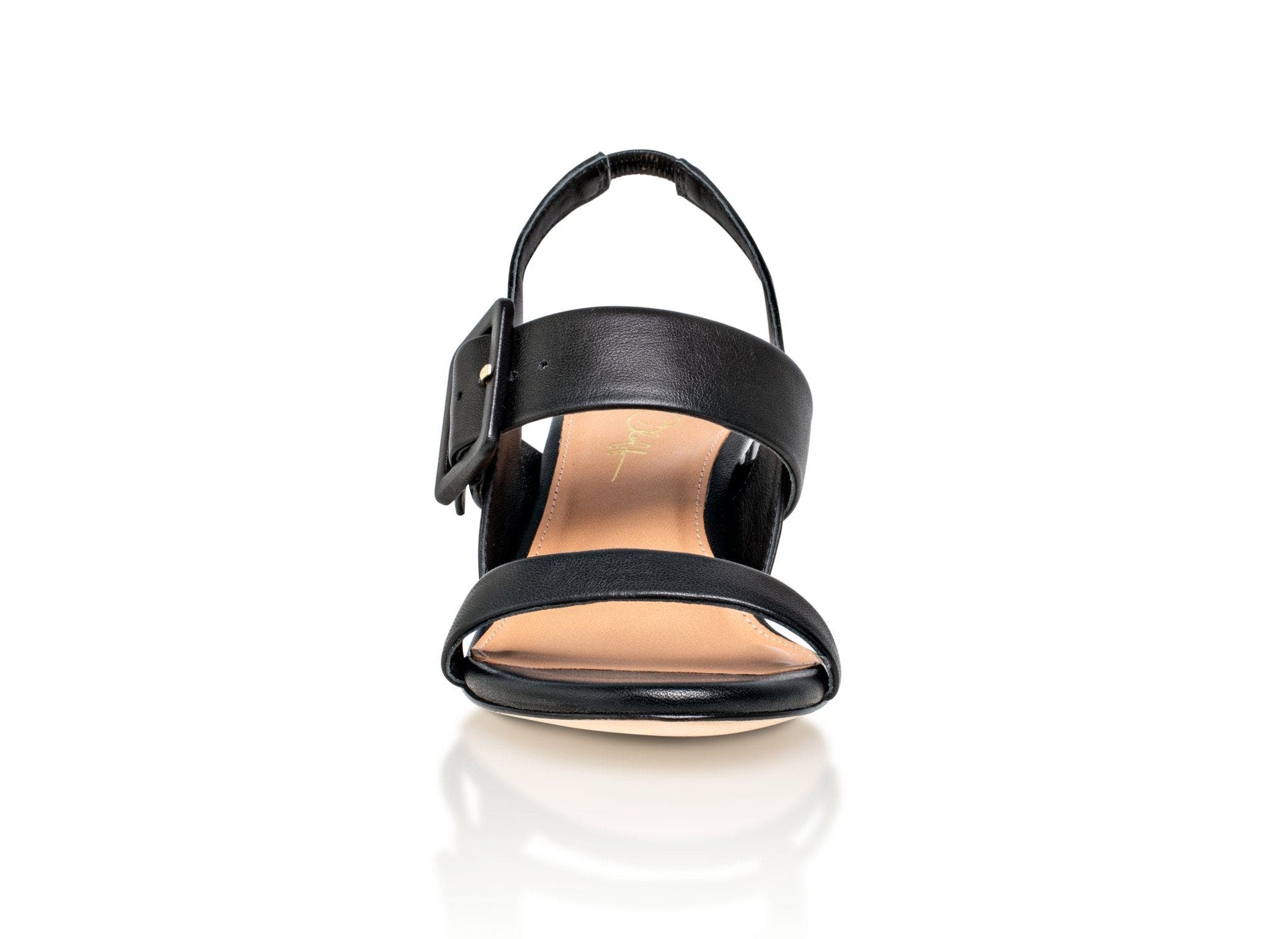 Joan Oloff Shoes Greyson Block Heel, Alternate, color, Black