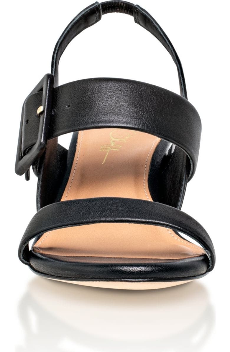 Joan Oloff Shoes Greyson Block Heel, Alternate, color, Black