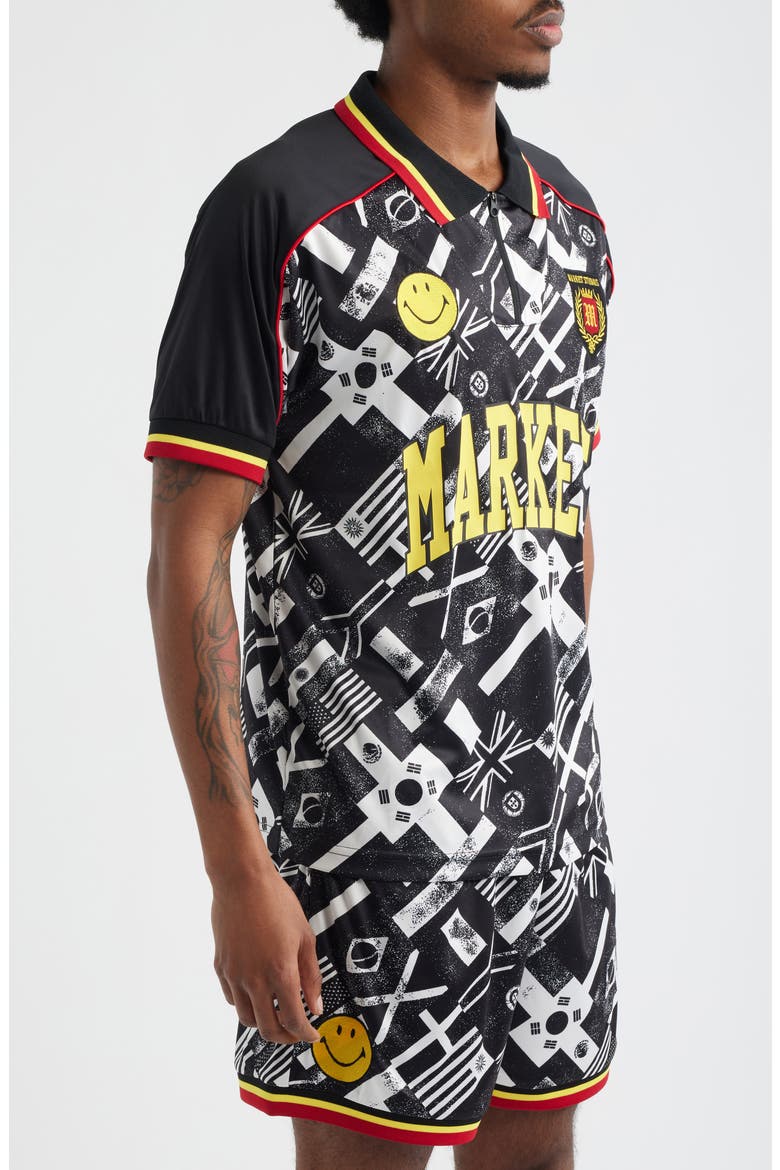 Flag Soccer Jersey, Alternate, color, BLACK/ WHITE