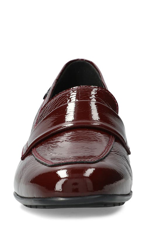 Mephisto Josephine Loafer In Burgundy