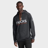 FANATICS Men's Fanatics Black Anaheim Ducks Authentic Pro Rink Hoodie