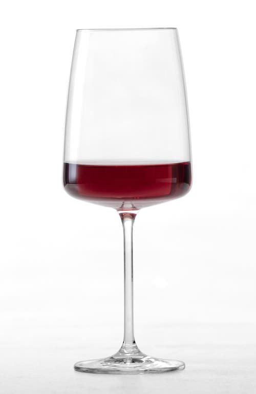 Schott Zwiesel Sensa Set Of 6 Red Wine Glasses In Clear