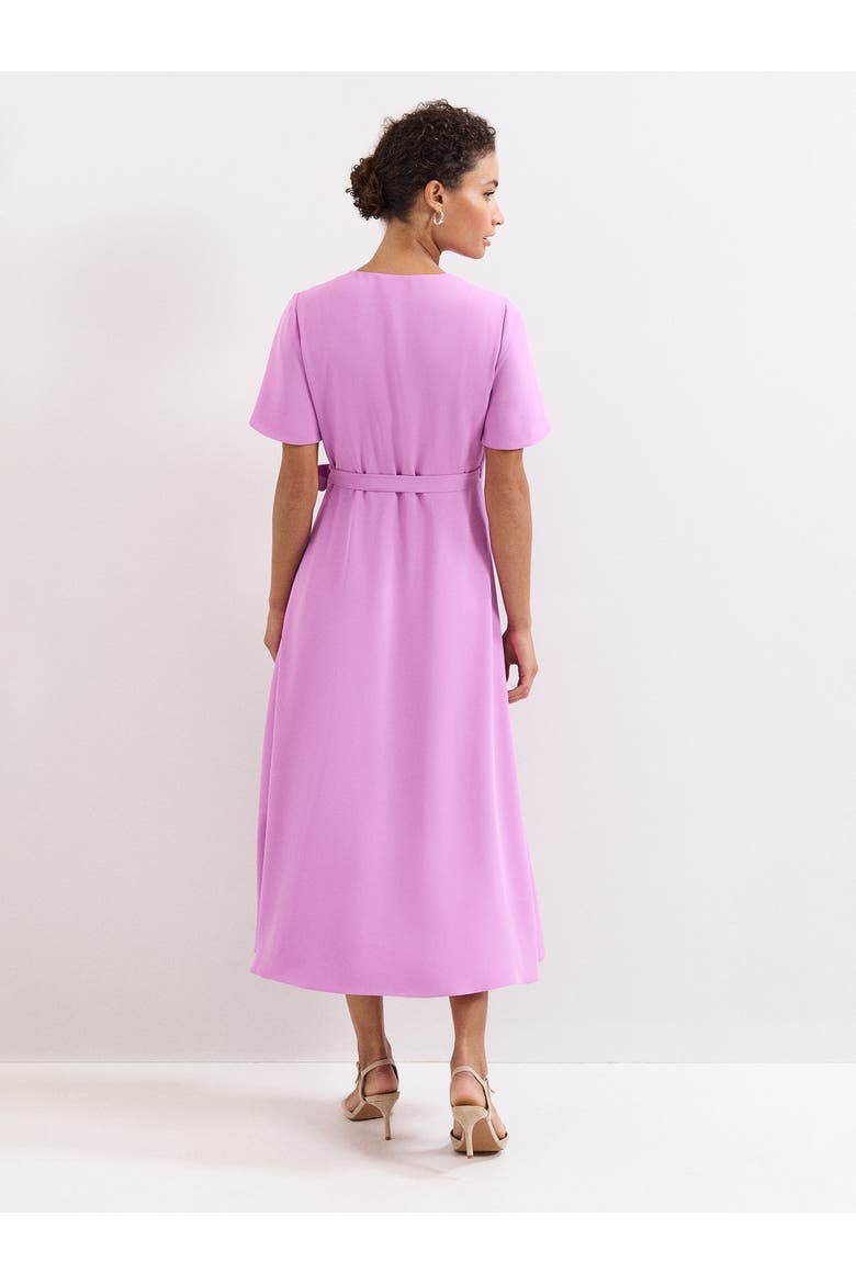 Julissa Wrap Midi Dress, Alternate, color, Lilac