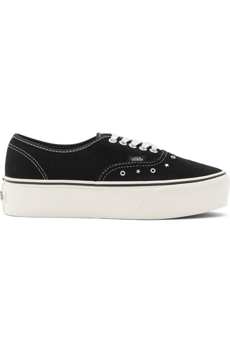 Vans Aunthetic Stackform Sneaker, Alternate, color, Suede Black