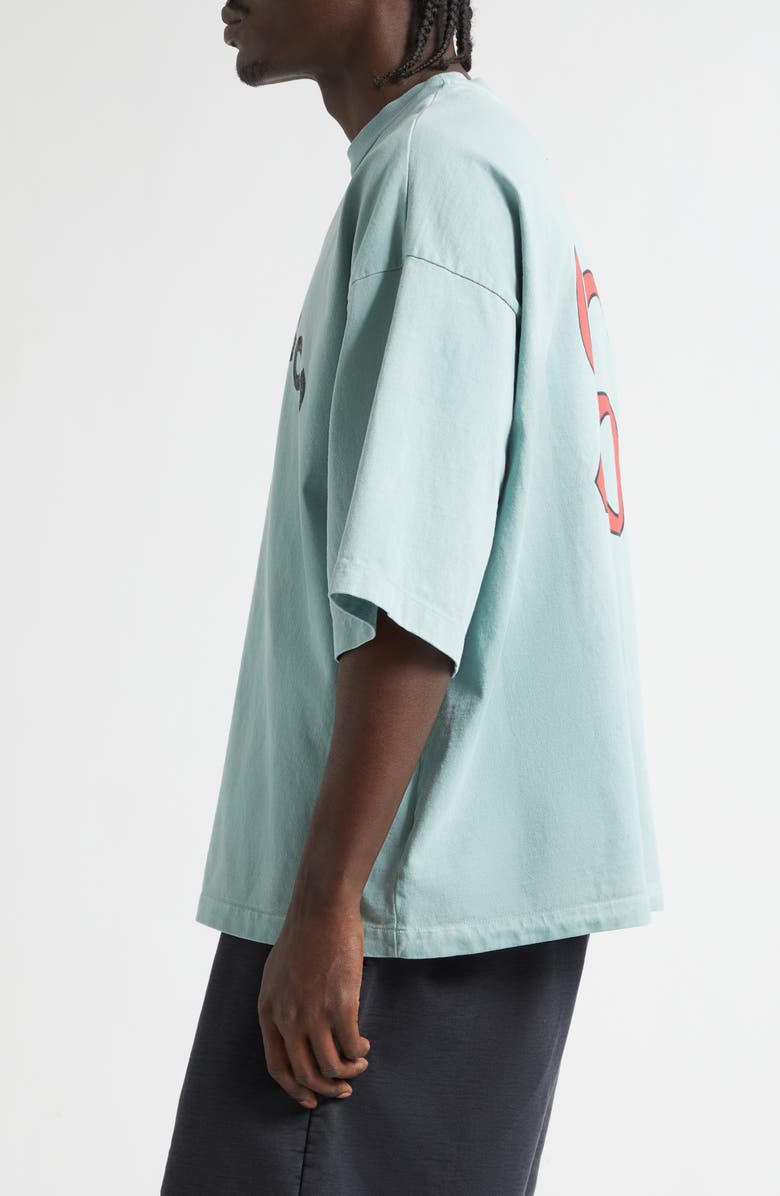 Fear of God 26 Oversize Cotton Graphic T-Shirt, Alternate, color, Sky