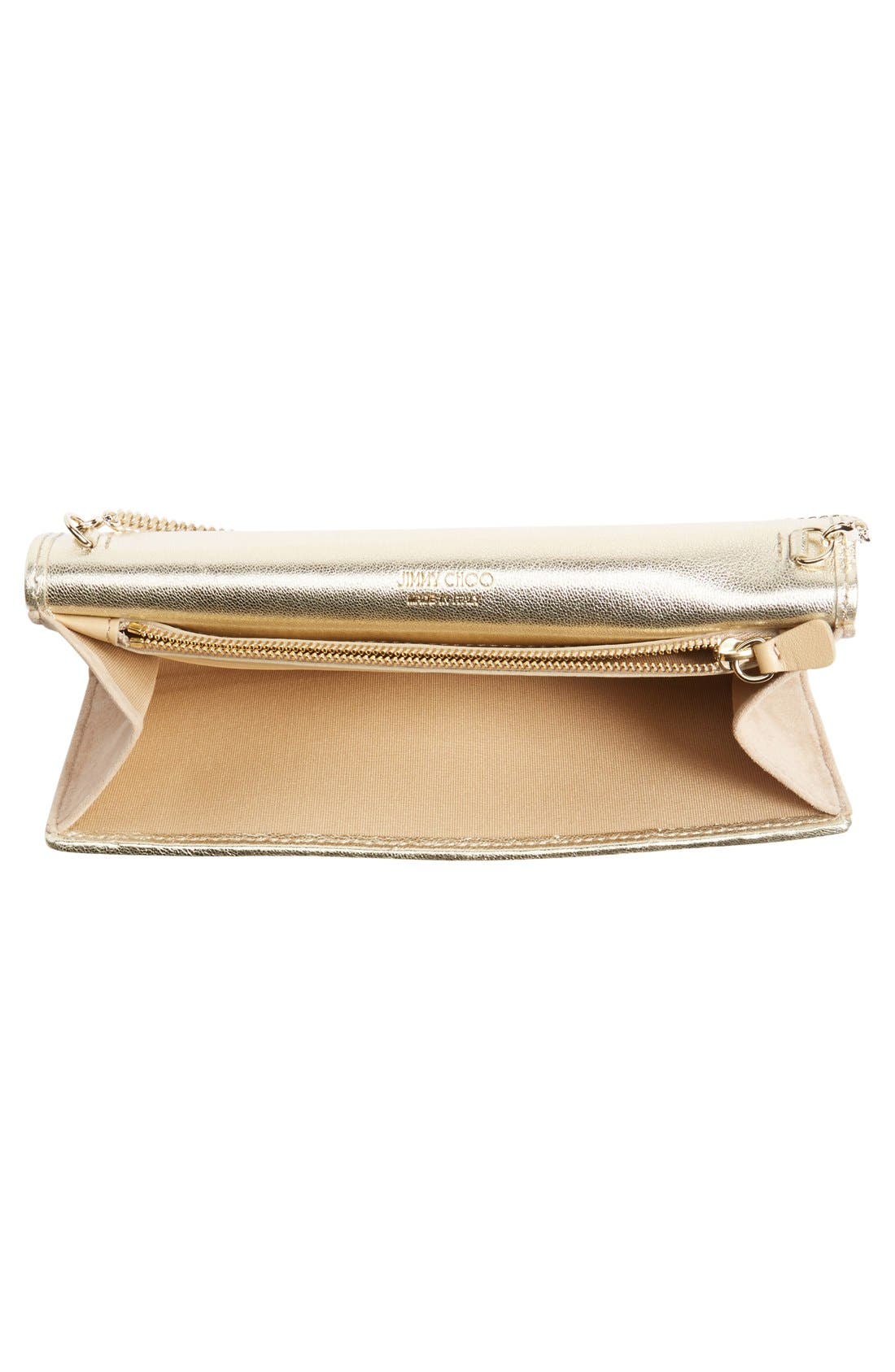 Jimmy Choo 'Milla' Glitter Clutch, Alternate, color, 