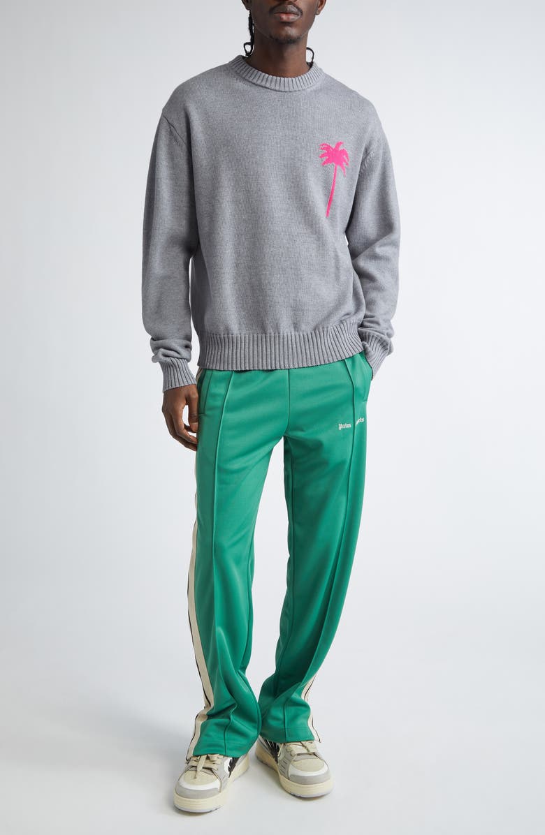 Palm Angels Classic Logo Side Stripe Track Pants, Alternate, color, 