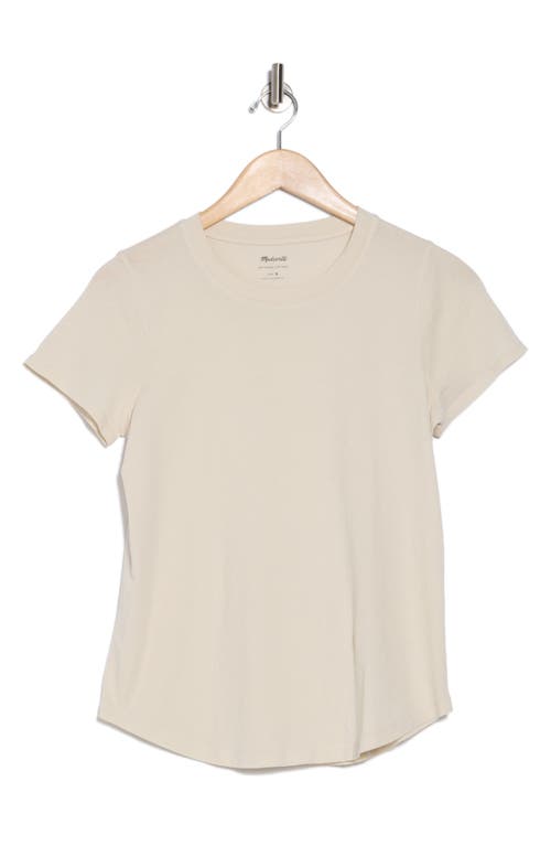 Shop Madewell Vintage Crewneck Cotton T-shirt In Dove