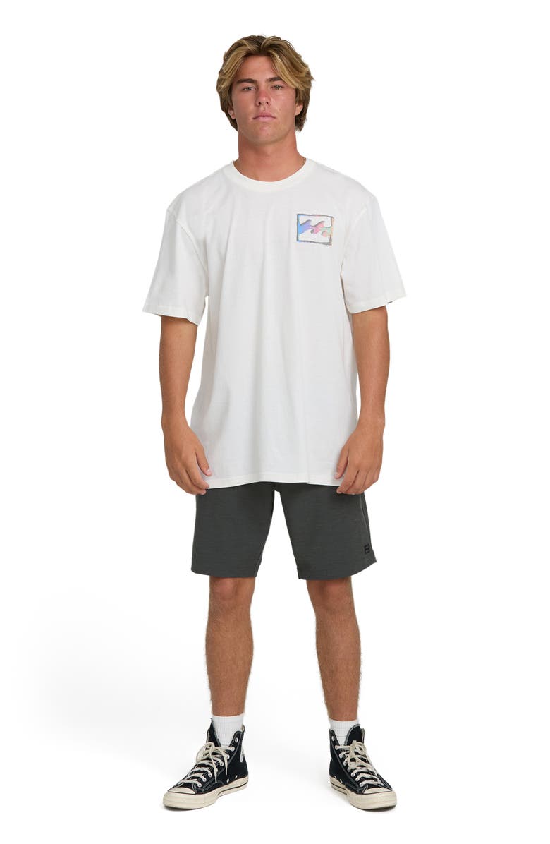 Billabong Crayon Wave Premium Graphic T-Shirt, Alternate, color, Off White