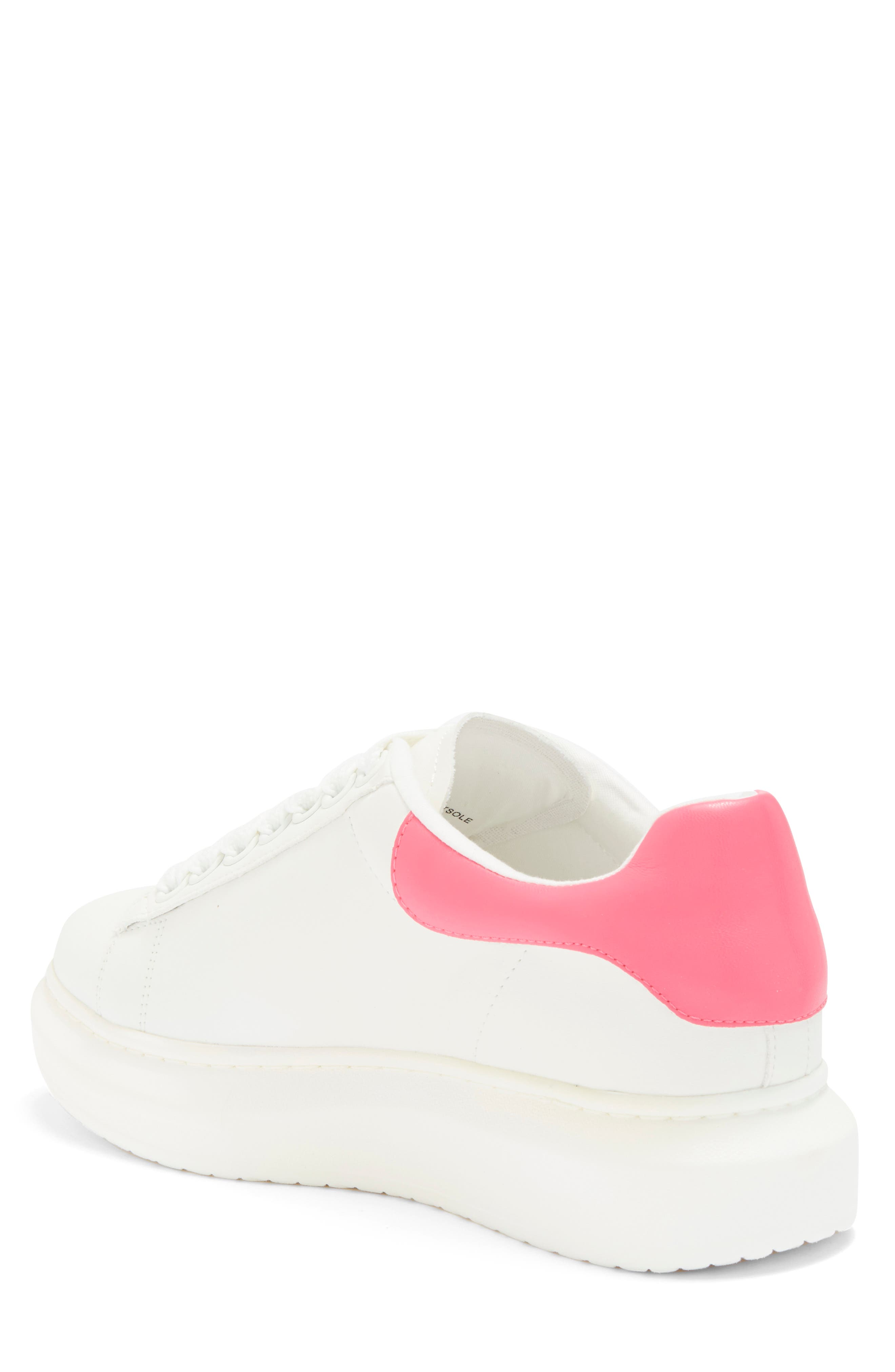 Gaines Platform Sneaker, Alternate, color, PINK/ WHITE