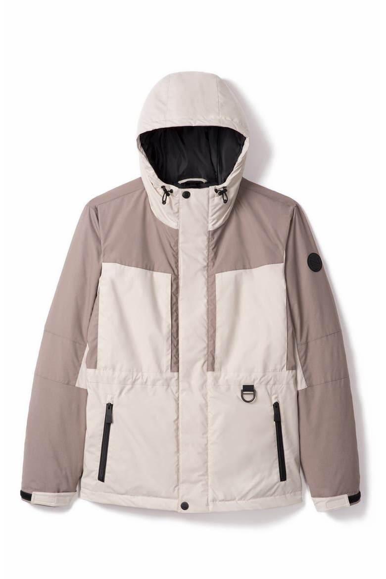 Sylas Colorblock Jacket, Alternate, color, OAT/LEAFLESS