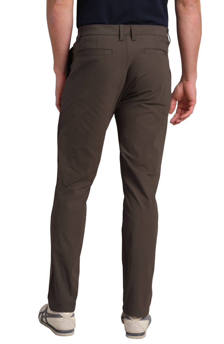 Rhone Commuter Slim Fit Pants, Alternate, color, Cafe Noir