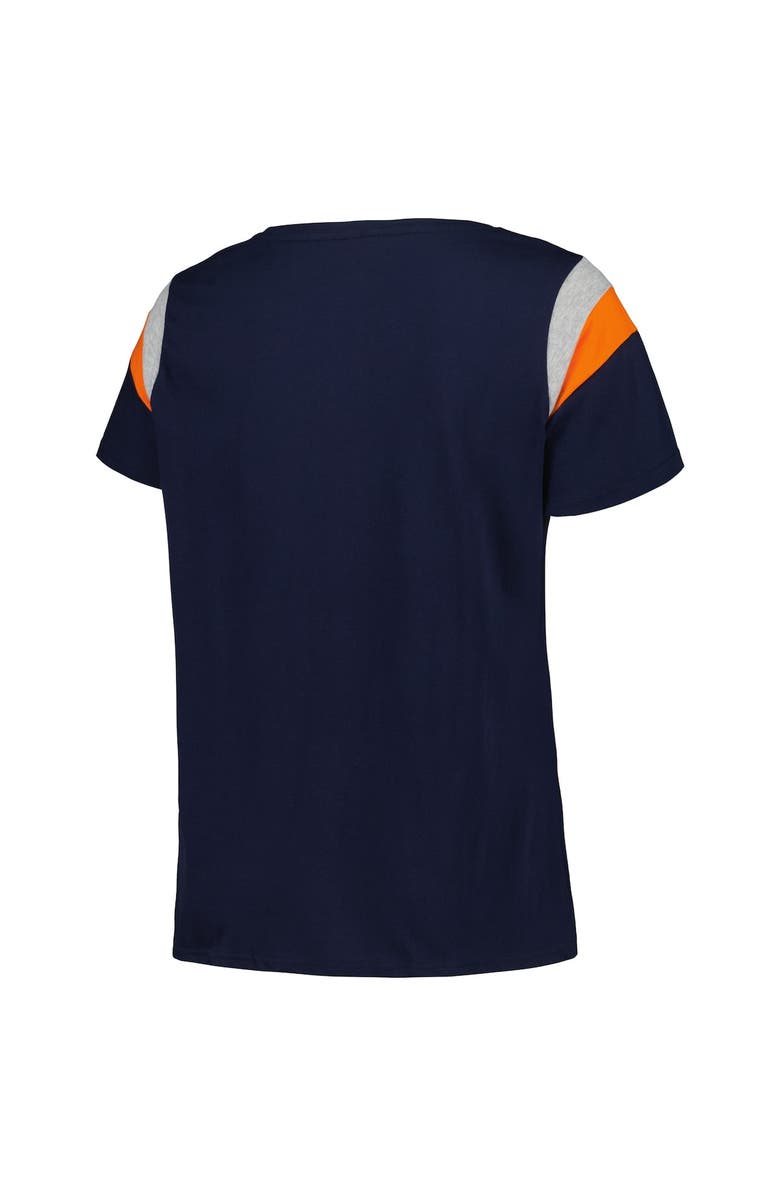 PROFILE Women's Profile Navy Houston Astros Plus Size Scoop Neck T-Shirt, Alternate, color,