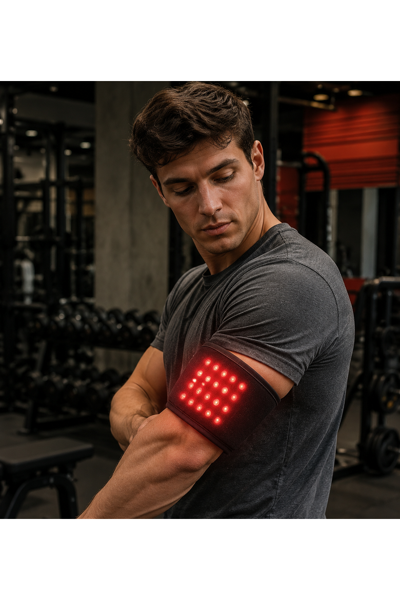 Red Light Therapy Arm & Elbow Wrap, Alternate, color, Black