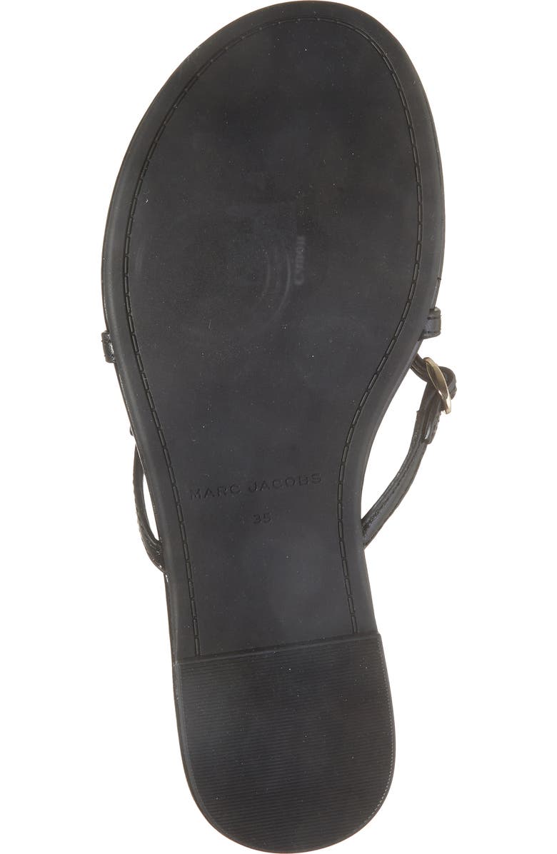 Marc Jacobs The Kiki Flip Flop, Alternate, color, Black