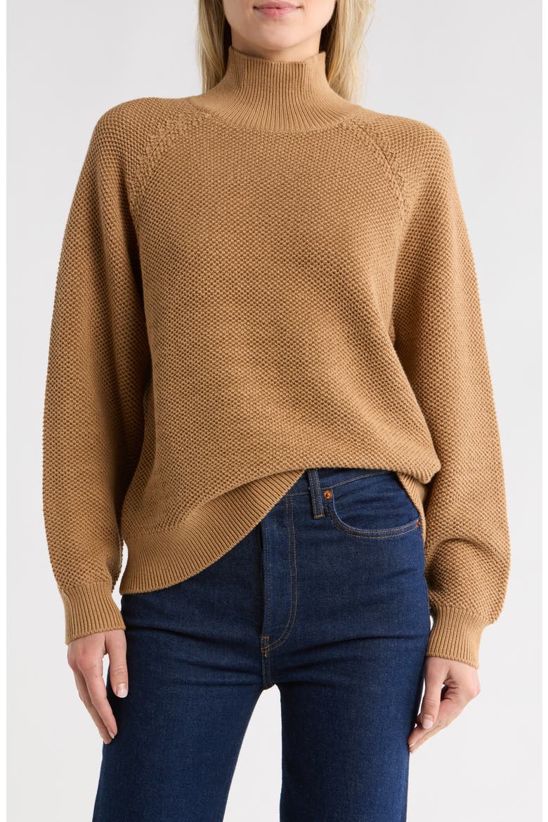 Kayden Turtleneck Sweater, Main, color, CAMEL