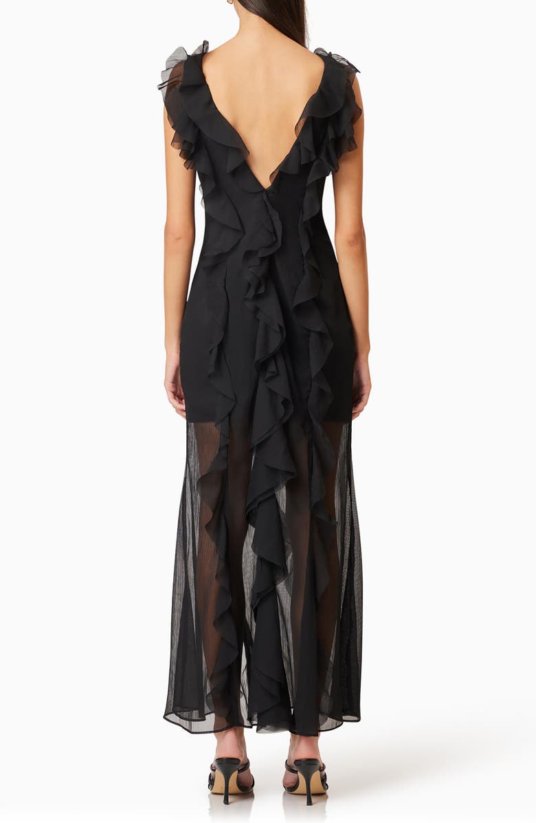 Elliatt Louise Corisca Ruffle Maxi Dress, Alternate, color,