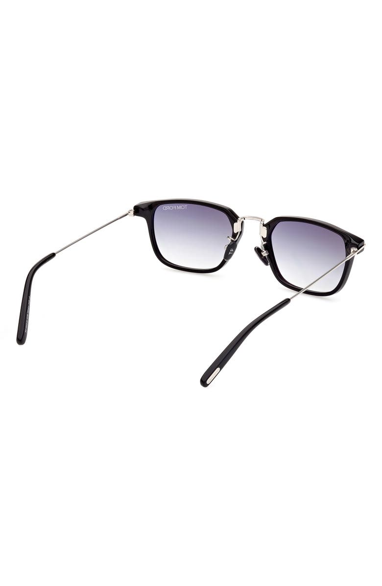 TOM FORD 52mm Rectangular Sunglasses, Alternate, color,