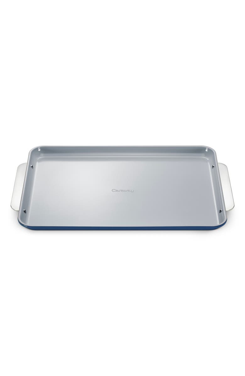 CARAWAY Nonstick Ceramic Large Baking Sheet, Main, color, Navy